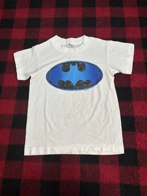 Camiseta Batman Niños Años 80; Talla M (10/12) DC Comics; Puntada Única Foto 1 de 4
