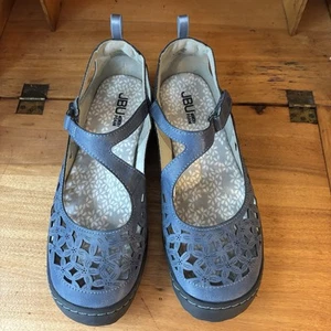 Jambu JBU Bellrose Mary Jane Style Denim Blue Shoes With Memory Foam Size 9.5 - Picture 1 of 9