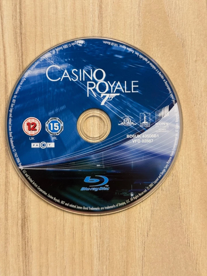 Casino Royale 007 James Bond Blu-ray (solo disco) Foto 1 de 1