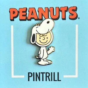 ⚡️RARE⚡ PINTRILL x PEANUTS Charlie Brown As Snoopy Pin *BRAND NEW* LIMITED ED. - Picture 1 of 4