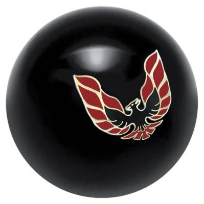 OER Solid Black Shift Knob With Firebird Emblem 1970-1981 Pontiac Firebird - Image 1 of 2