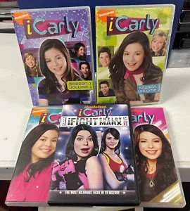 Nickelodeon iCarly DVD Lot (9 Disc) Season 1 & 2 Volume 1 2 + iFight Shelby Marx - Picture 1 of 3