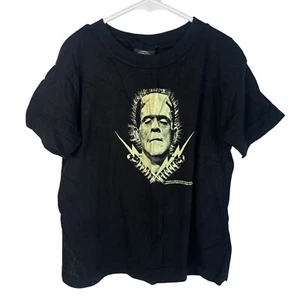 Rock Rebel Frankenstein T-Shirt Top Tee Kids Boys Halloween Horror Punk Goth 4T - Picture 1 of 4