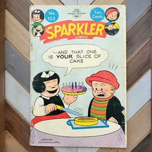 SPARKLER COMICS #102 FR (1951) Nancy & Sluggo CASEY RUGGLES Pre-Código Bushmiller - Imagen 1 de 3