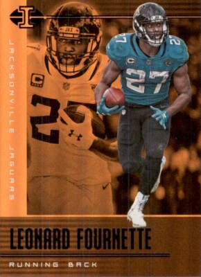 2019 Panini Illusions Orange LEONARD FOURNETTE Jacksonville Jaguars #16 - Image 1 of 2