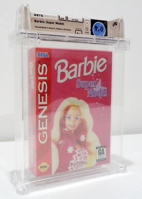 Barbie: Super Model (SEGA GENESIS) WATA 9.0 A+ Graded New SEALED 1993 - Image 1 of 4
