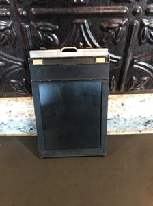 Vintage Lisco 4x5 Filmhalter - Holz/Metall für geschnittene Blechfolie - Bild 1 von 6