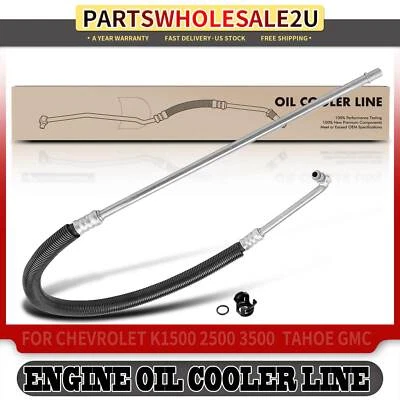 Conjunto de línea de manguera de enfriador de aceite de motor para Chevrolet Blazer K1500 Tahoe GMC Yukon Foto 1 de 4