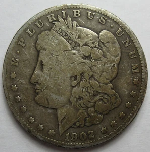 1902 Silver Morgan Dollar -VG- (#624f) - Picture 1 of 2
