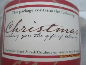 DCWV Home Removable Vinyl lettering "Christmas...." NEW - Picture 1 of 5