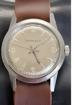  Tiffany&Co 1950s Military 17 Jewels Manual Wind Swiss Men's Watch Working  - Image 1 of 4
