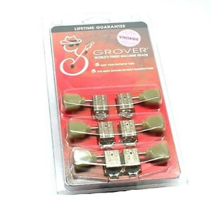 Grover Nickel 3+3 Vintage Deluxe Tuners for Gibson®/Epiphone® Guitar 135N