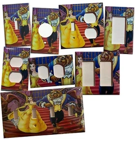 Beauty and the beast Light Switch Outlet duplex wall Cover Plate Home Decor - Picture 1 of 39