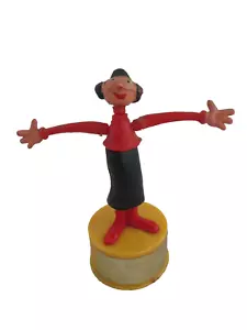 Vintage 60er Jahre Olive Oyl ~ Kohner Bros ~ Druckknopf/Pop-Up ~ Spielzeugpuppe - Bild 1 von 4