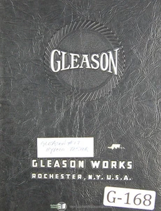 Gleason 17, máquina de prueba de hipoides, manual de instrucciones de operaciones año (1937) - Imagen 1 de 4