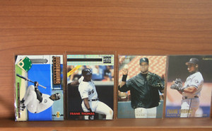 Frank Thomas lot of Upper Deck, Fleer, Donruss, Select and Pocket Pages 6 cards.