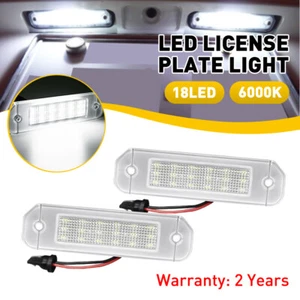 For 1993-1997 Honda Civic Del Sol Trunk Lamp White Full LED License Plate Lights - Picture 1 of 12