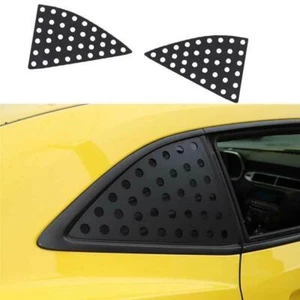 2 piezas persiana de ventana de ventilación lateral de aluminio negra para Chevrolet Camaro 2010-2015 - Imagen 1 de 9