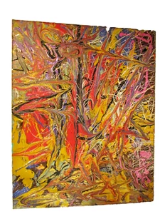16x20 MUSK YAI MODERN IMPRESSIONISM ART SIGNED REALISM PAINTING ABSTRACT DEPLORA - Picture 1 of 5