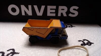 Camión de volteo Lesney Matchbox Superfast #25 Atlas 1975 azul Inglaterra Foto 1 de 4