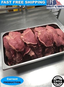 BULK Freeze Dried Uncooked Sirloin Steaks Camping Hiking Survival Storage Food