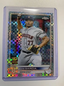 2022 Topps Chrome Xfractor #12 Luis Garcia Houston Astros Rookie Cup - Picture 1 of 2