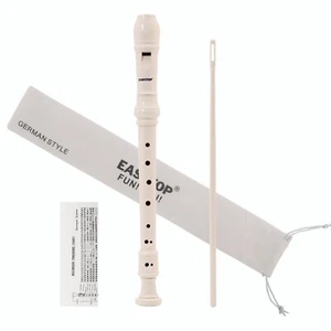EASTTOP 8 Holes Ivory Soprano Recorder Flute Baroque Musical Instrument New ! - Picture 1 of 16