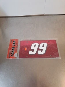 License Plate Carl Edwards Nascar 99 Laser Cut Acrylic Mirror Tag - Picture 1 of 4
