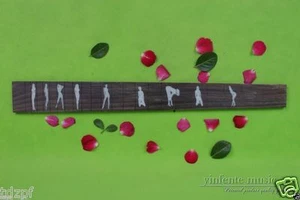 Guitarra Eléctrica Diapasón 22 Trastes 25.5 Pulgadas Palisandro Mujer Incrustación Guitarra Piezas - Imagen 1 de 5