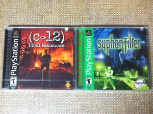 Brand New Syphon Filter & (c-12) Final Resistance PS1 NIB Factory Sealed CIB Lot - Picture 1 of 3