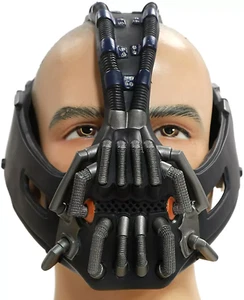 Batman Bane Cosplay Máscara Cara PVC Suave Casco Réplica Halloween Accesorios Accesorio - Imagen 1 de 6