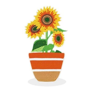 5D Diamond Painting Decorations Ornaments - Sunflower Decorated Desktop Diamo... - Picture 1 of 6