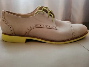 Women's Cole Haan, Classic style, Beige with yellow laces and yellow sole - Picture 1 of 3