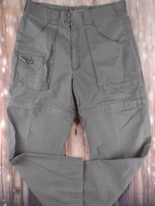 Cabela's Outdoors Pants Men's 36 Cargo Convertible Khaki Hybrid Hiking Gray - Picture 1 of 22