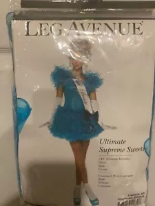 NWOT Leg Avenue Ultimate Supreme Sweetie Costume Sexy Pageant Queen Adult Sz S - Picture 1 of 5