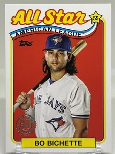 2024 Topps Series 2 Bo Bichette 1989 Allstar Insert #89ASB-20 Toronto Blue Jays - Picture 1 of 3