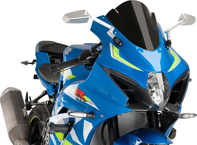 Puig 3mm Z Racing Windscreen Black for Suzuki GSX-R1000/GSX-R1000R 2017-2019 Foto 1 de 1