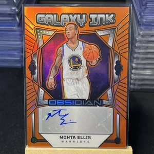 2024-25 Panini Obsidian Monta Ellis Galaxy Ink Electric Etch Orange Auto # /99 - Picture 1 of 2