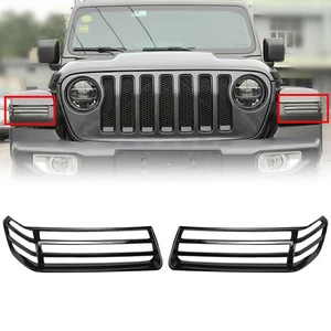 2x Vorderrad Augenbrauen Licht Dekor Abdeckung Verkleidung passend für Jeep Wrangler JL 2018-2020 - Bild 1 von 11