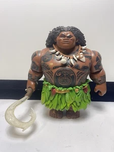Disney Moana Maui Actionfigur 14" Sing-Talking Puppe mit Fischhaken getestet funktioniert - Bild 1 von 6