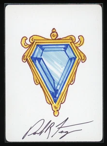 Mox Sapphire - Dan Fraizer - Chinese Swamp - 4th Edition Artist Proof - MTG - Picture 1 of 2