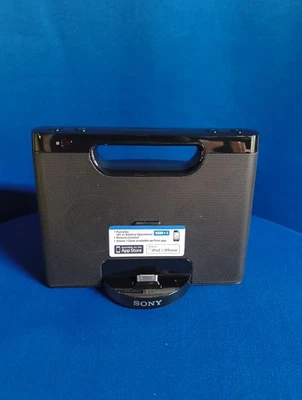 Sistema de audio personal Sony RDP-M7iPN iPhone/iPod Lightning Dock con alimentación funciona Foto 1 de 4