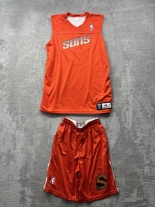 NBA Phoenix Suns Youth L Jersey Shorts Set Alleson Athletic Orange - Picture 1 of 16