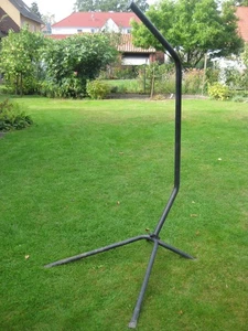 Hängesesselgestell Hängestuhlgestell Hängesitzgestell Ständer schwarz Metall - Bild 1 von 4