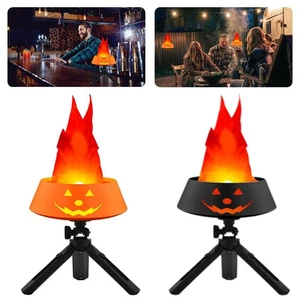 3D Fake Flame Lampe, elektrisches Lagerfeuer künstliche flackernde Flamme Tischlampe - Bild 1 von 20