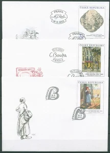 Tschechische Republik 2001 Gemälde 308/10 FDC (X62117) - Bild 1 von 1
