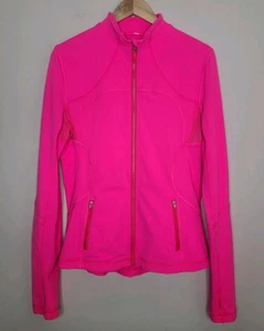 Lululemon Define Jacket Full Zip Thumb Hole Sonic Pink Athletic Activewear 12 - Picture 1 of 5