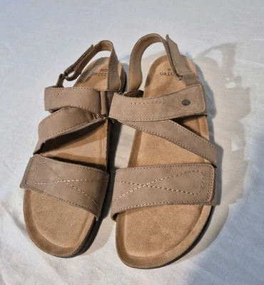 Women's Earth Origins  Odette Sandal Mushroom Size 11 Comfort Recycled Easy - Image 1 of 4