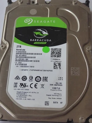ST2000DM008 SN: WFL PN: 2FR102-300 FW: 0001 WU 28 APR 2020 Seagate 2TB - Bild 1 von 2
