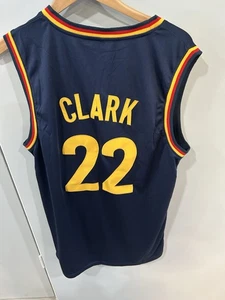 Jersey Caitlin Clark NUEVO Cosido Azul Personalizado Indiana Calentamiento XL - Imagen 1 de 6